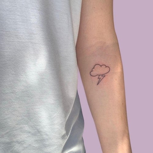 Simple Cloud Tattoo, Cloud Tattoos