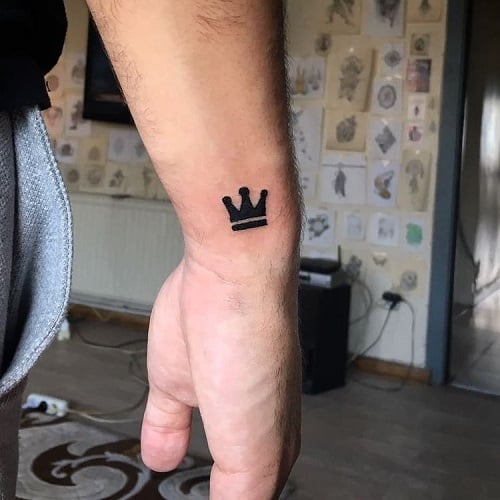 Simple Crown Tattoo
