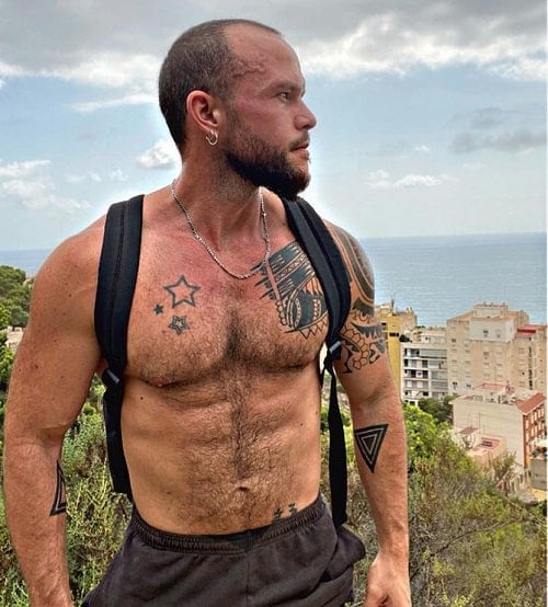 Star Tattoo on Chest