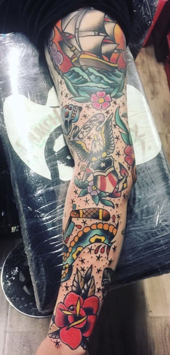 Star Tattoo Sleeve