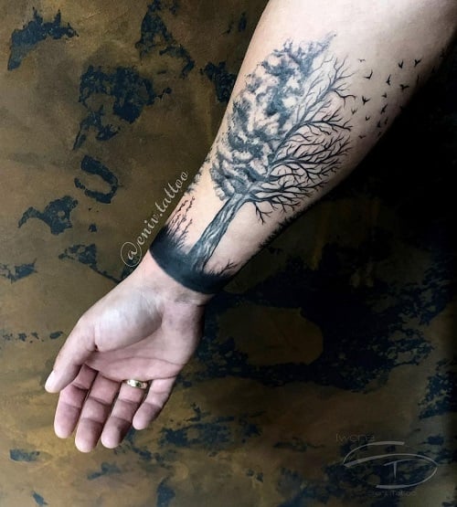 Tree Forearm Tattoo