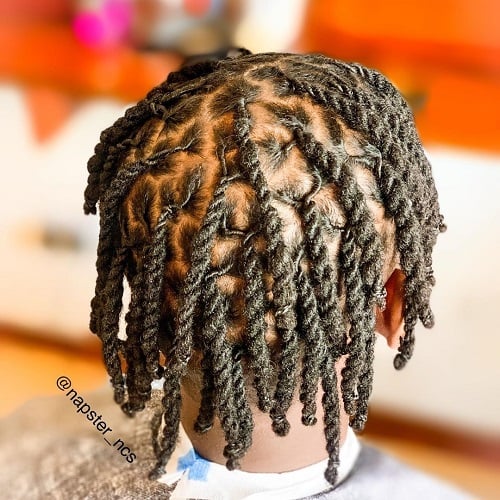 Twist Dreadlock styles for men