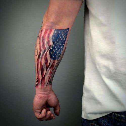 American Flag Tattoo