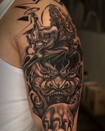 Asian Tiger Tattoo