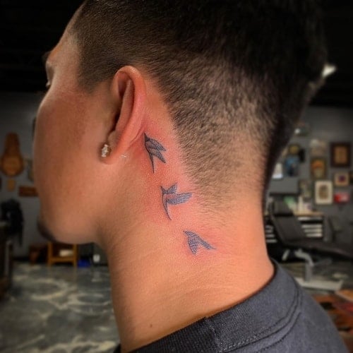 Behind The Ear Tattoo