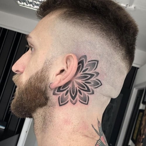 Behind The Ear Tattoo