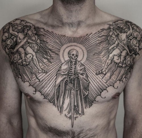Chest Tattoo