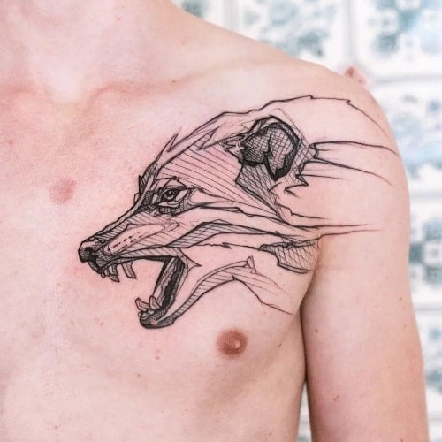 Chest Tattoo