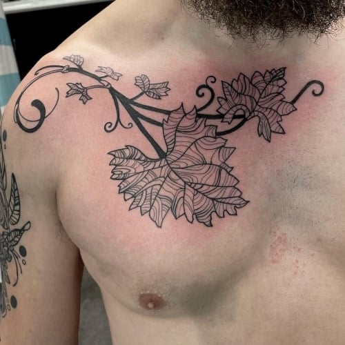 Collarbone Tattoo