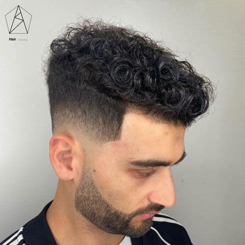Edgar Cut for Curly Hair