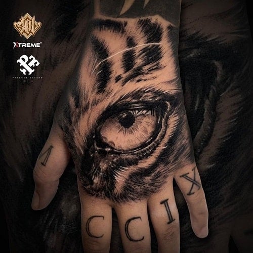 Eye of the Tiger Tattoo