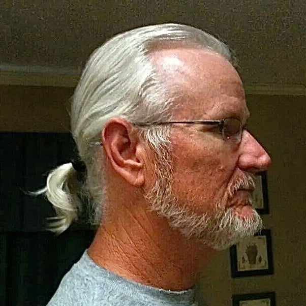 httpponytail for receding hairline