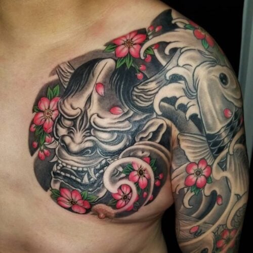 Japanese art tattoo
