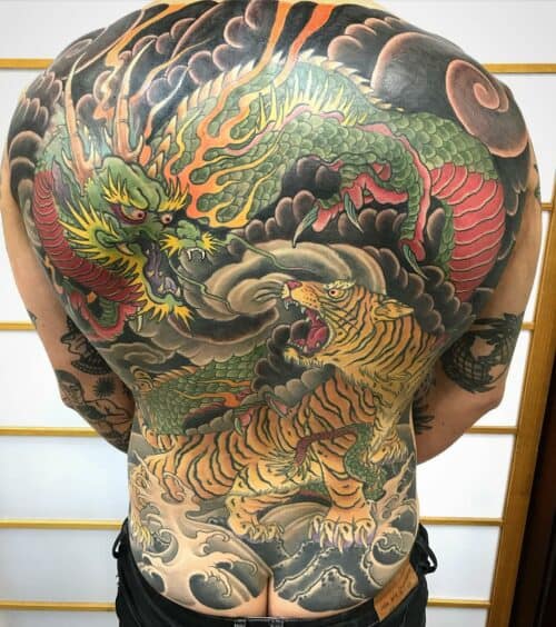 Japanese back tattoo
