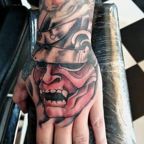Japanese hand tattoo