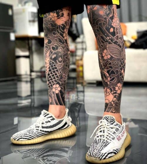 Japanese koi fish tattoo