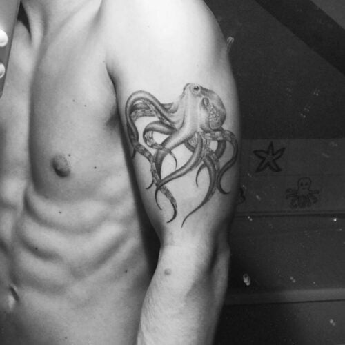 Japanese octopus tattoo