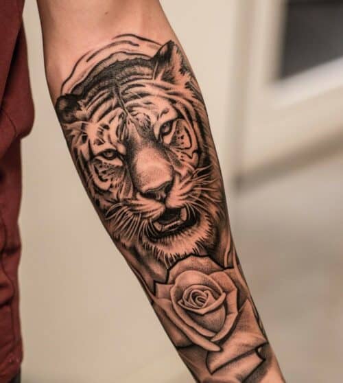 Japanese tiger tattoo