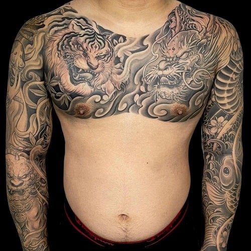 Japanese Tiger Tattoo