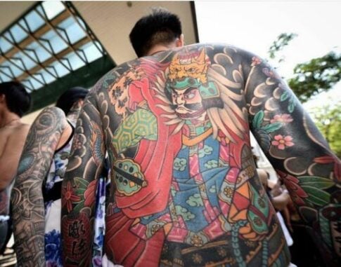 Japanese yakuza tattoo