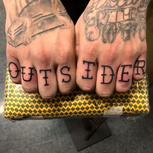 Knuckle Tattoo