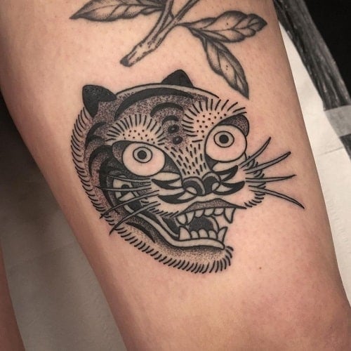 Korean Tiger Tattoo