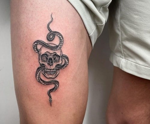 Snake Tattoo (was living art)