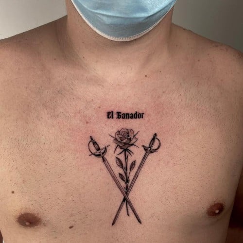 Sternum Tattoo