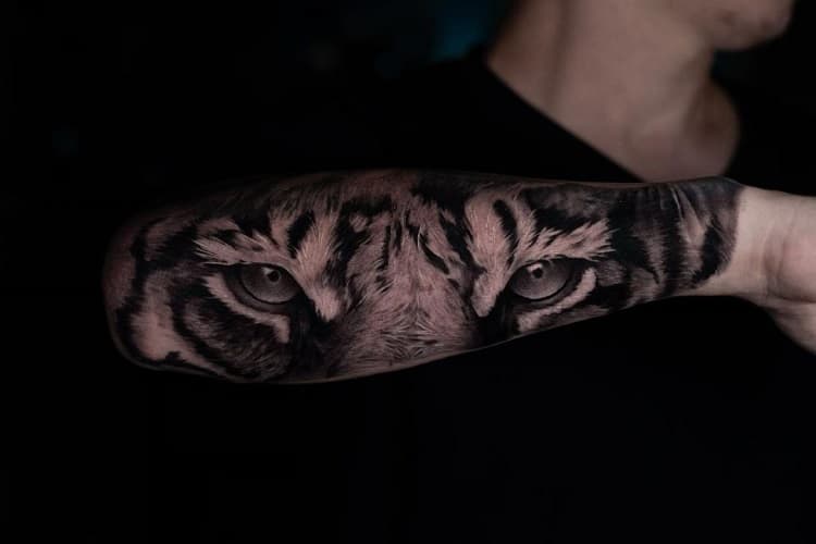 Tiger Eyes Tattoo
