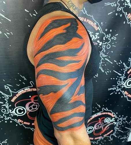 Tiger Stripes Tattoo