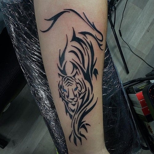 Tribal Tiger Tattoo