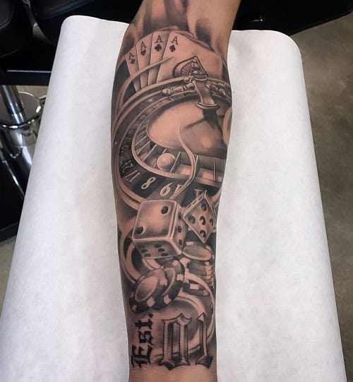 Ace Up My Sleeve Tattoo
