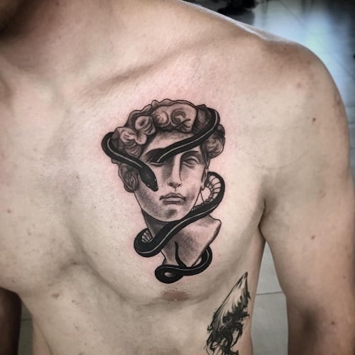 Aesthetic Stick and Poke Tattoo