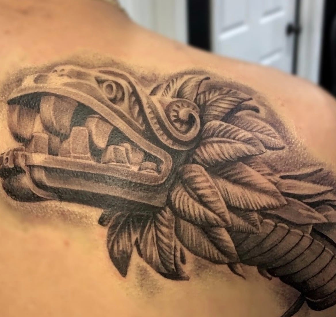 Aztec Dragon Tattoo