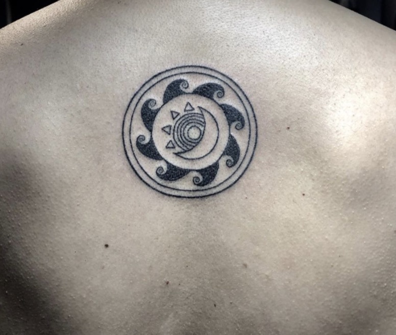 Stick and Poke on Back
