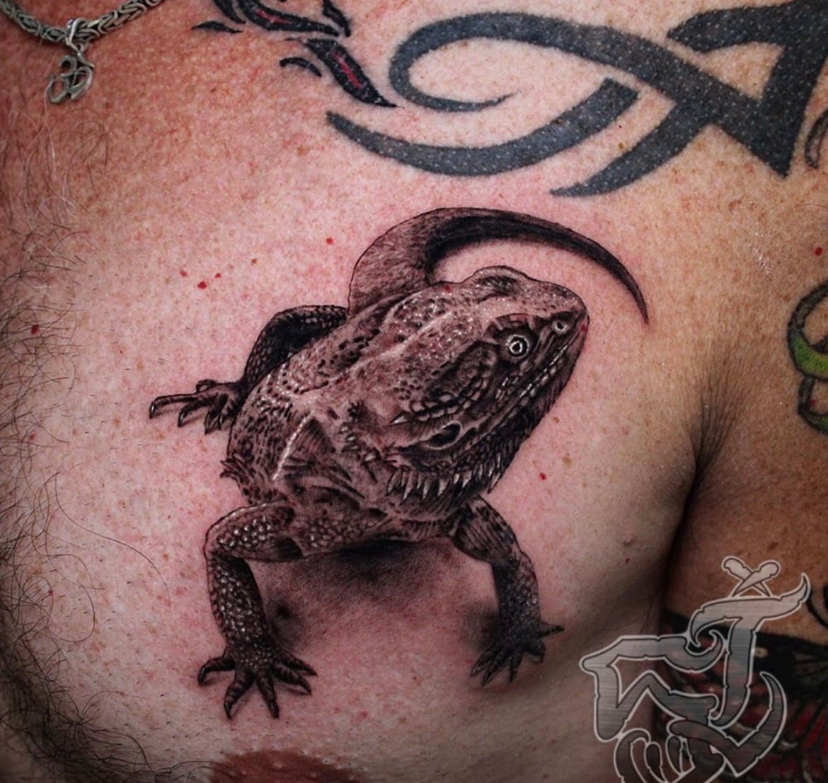 Bearded Dragon Tattoo