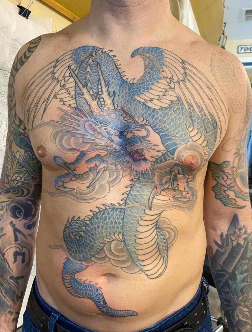 Blue Dragon Tattoo