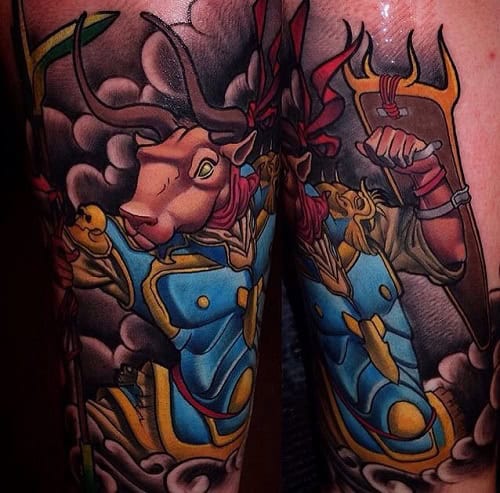 Chinese Ox Tattoo