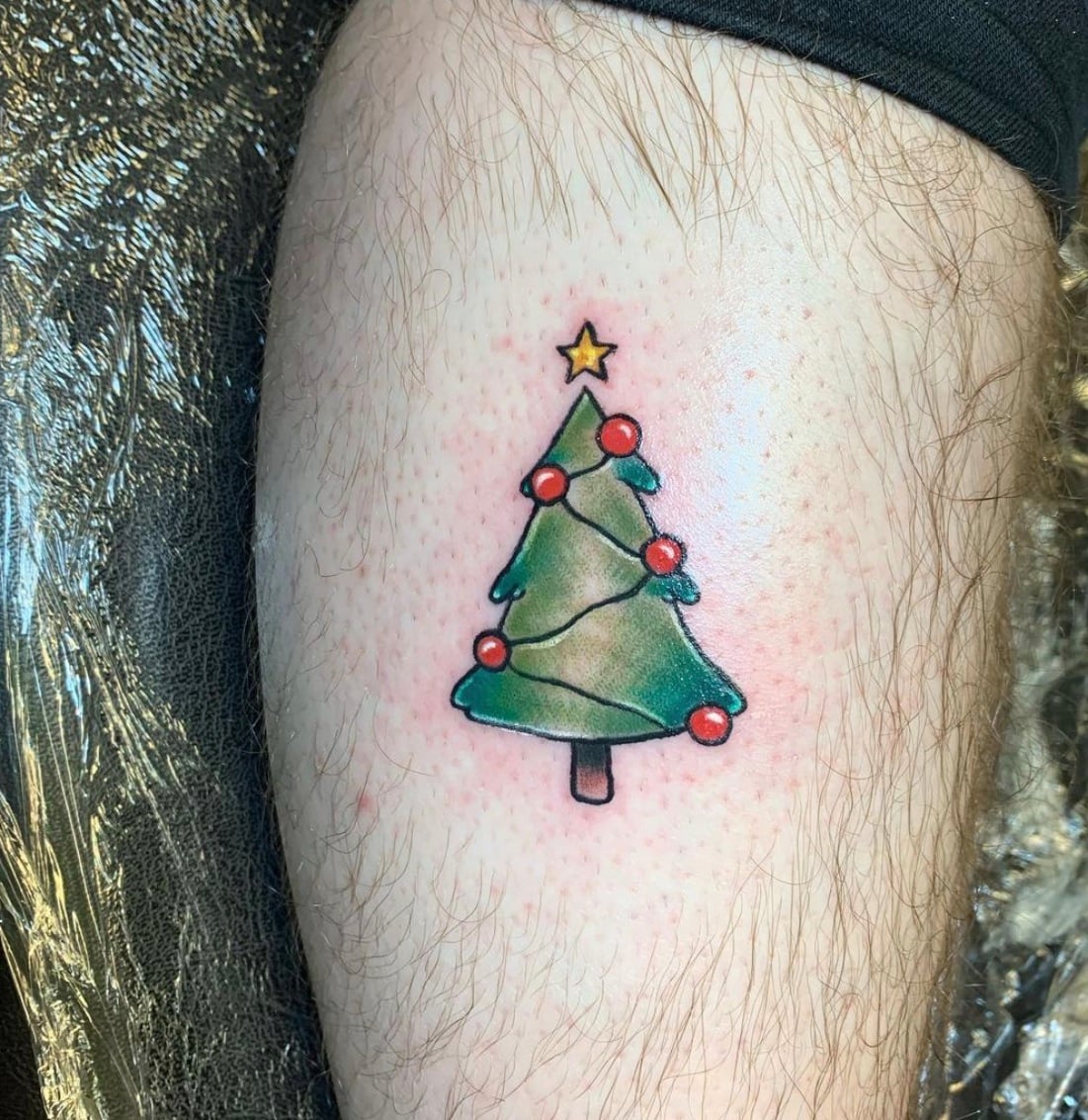 Christmas Tree Tatoo