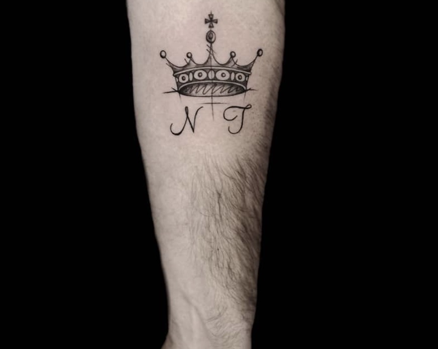 Crown Tattoo With Name