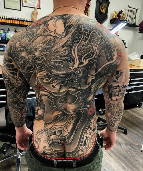 Dragon Back Tattoo