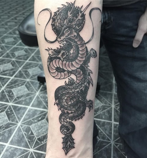 Dragon-Forearm-Tattoo