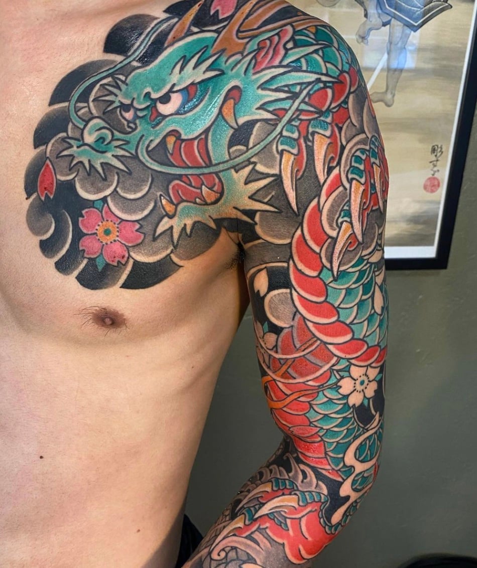 Dragon Tattoo Sleeve 