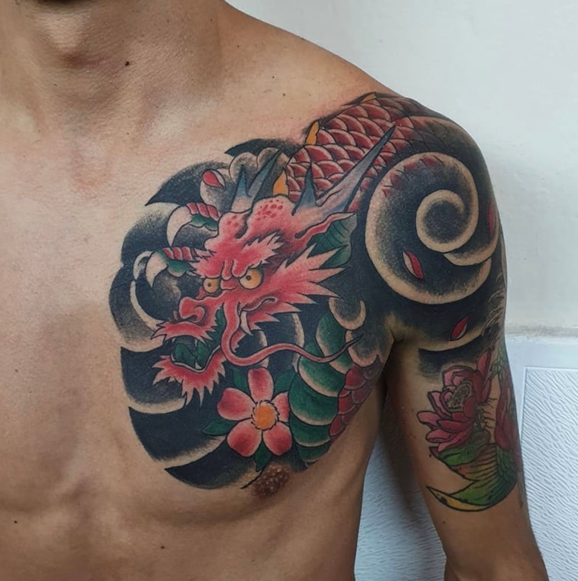 Dragon Tattoo on Shoulder