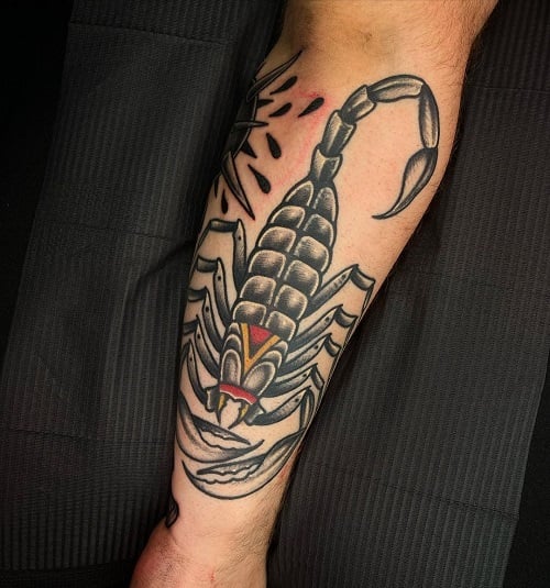Egyptian Scorpion Tattoo