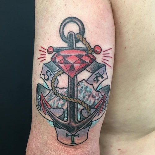 Family Anchor Tattoo