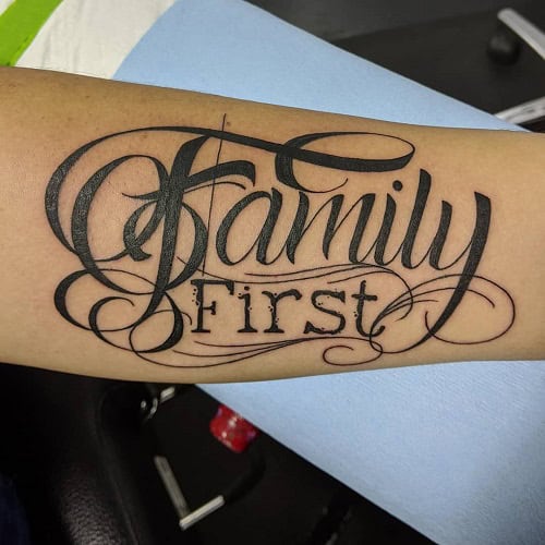Family First Tattoo