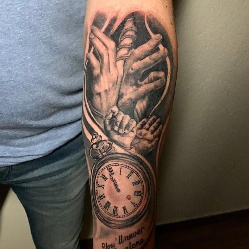 Family Forearm Tattoo