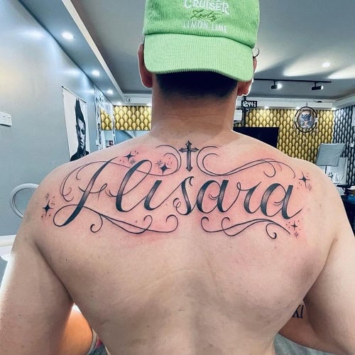 Family Name Tattoo