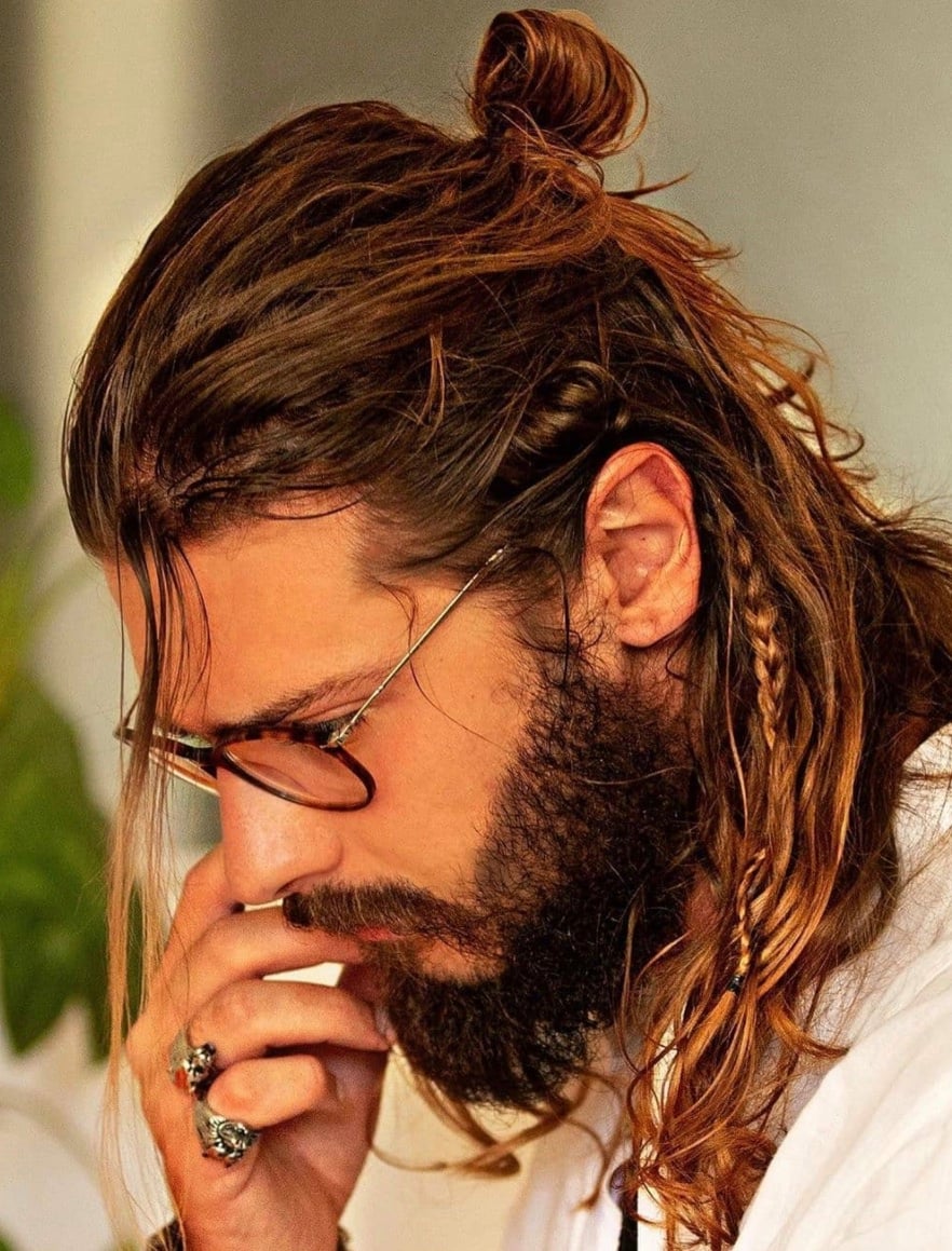 men's Ponytail